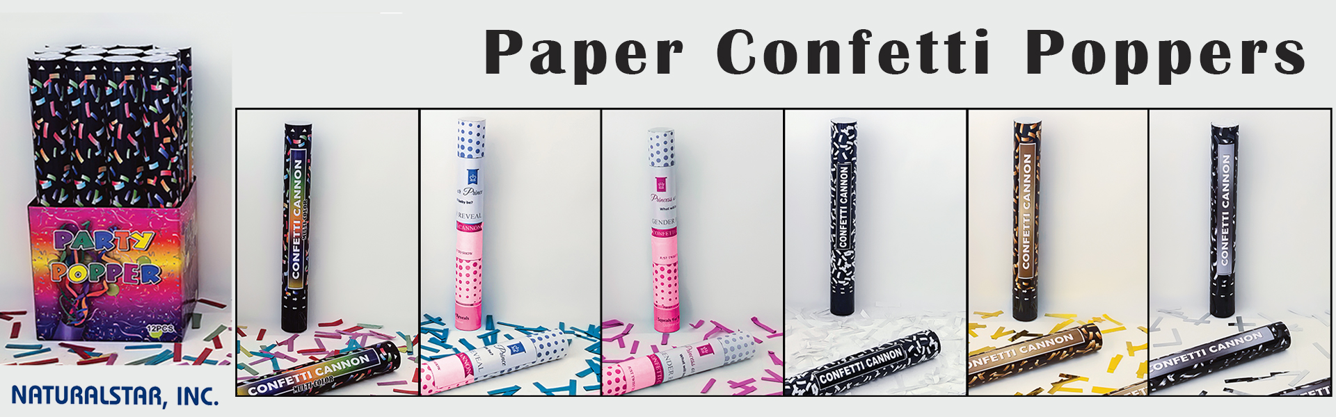 Paper Confetti Poppers